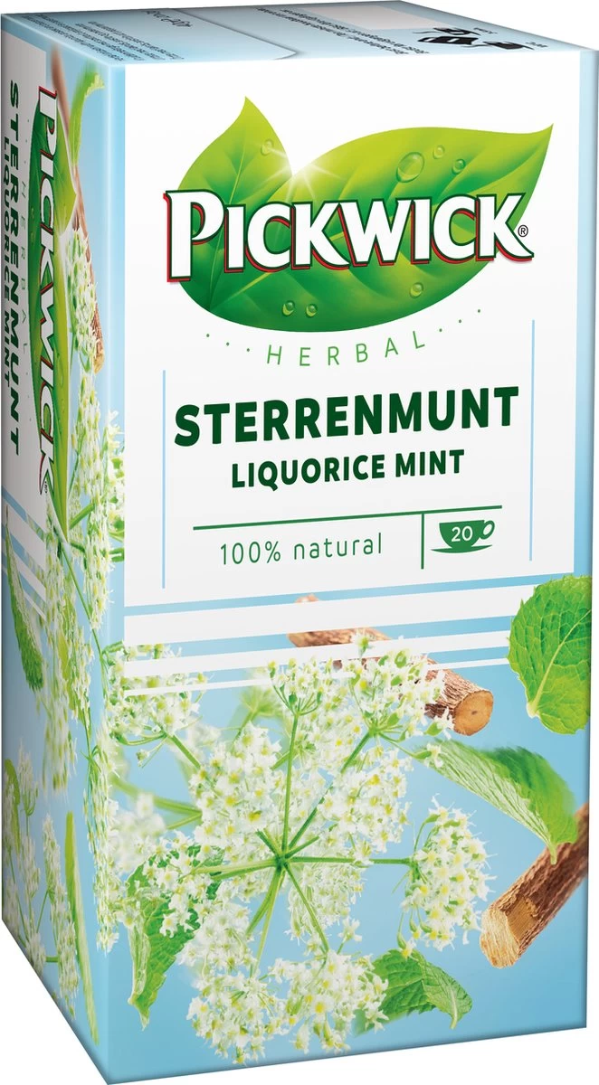 Pickwick Sterrenmunt Kruidenthee - 4 X 20 Zakjes - Afbeelding 6