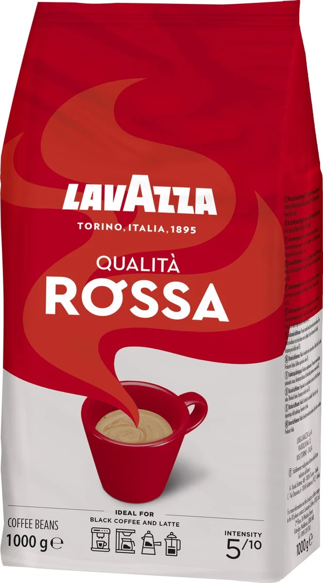 Lavazza Qualita Rossa Koffiebonen - 1 Kg - Afbeelding 2