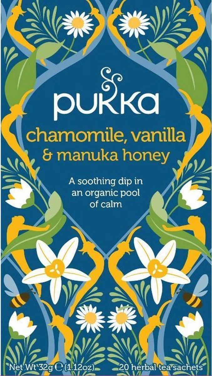 Pukka Chamomile Vanille & Manuka Honing Thee - Afbeelding 8