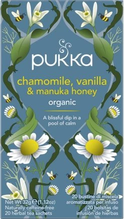 Pukka Chamomile Vanille & Manuka Honing Thee