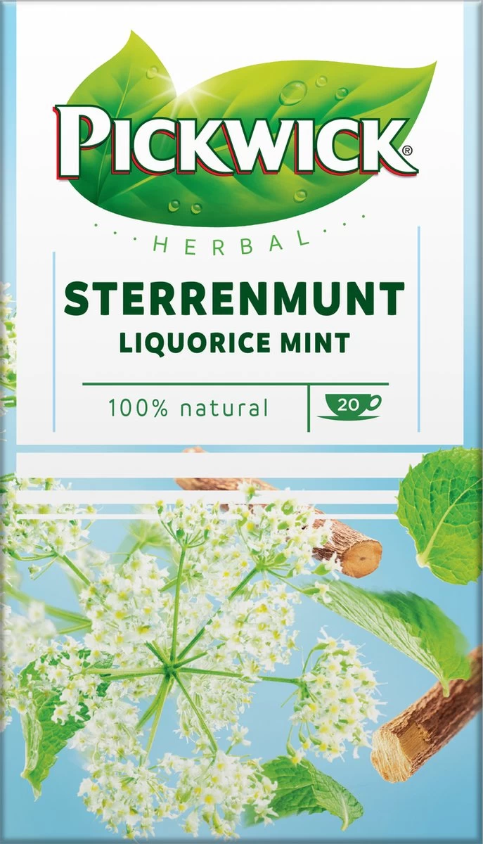 Pickwick Sterrenmunt Kruidenthee - 4 X 20 Zakjes - Afbeelding 9