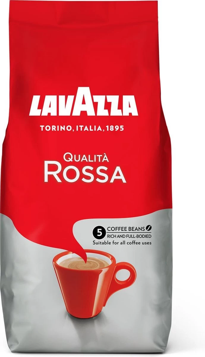 Lavazza Qualita Rossa Koffiebonen - 500 Gram X6 - Afbeelding 4