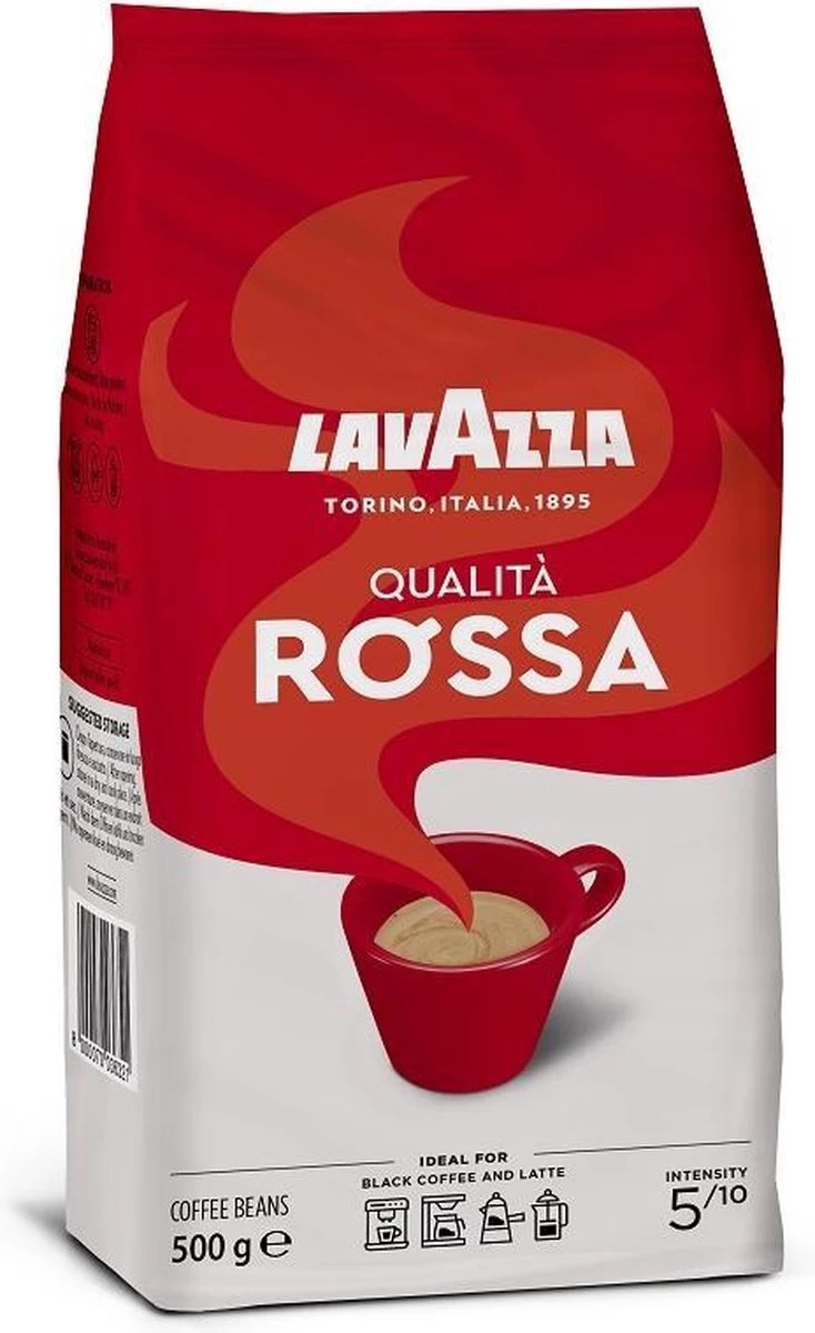 Lavazza Qualita Rossa Koffiebonen - 500 Gram X6 - Afbeelding 2