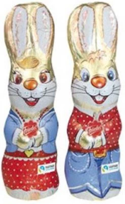 Friedel Paashazen Paar - Melkchocolade - 2 X 60gr - Pasen - Paashaas - Chocolade