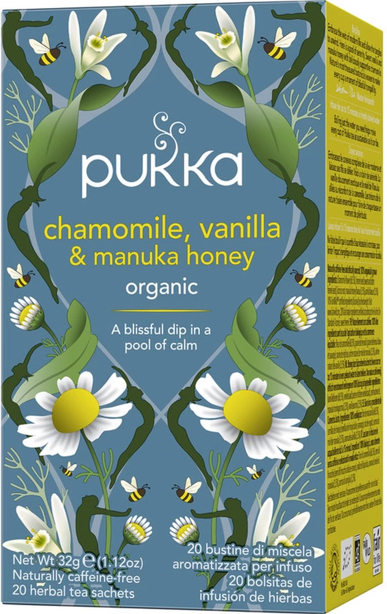 Pukka Chamomile Vanille & Manuka Honing Thee - Afbeelding 2