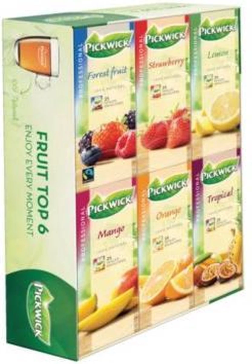 Pickwick Thee Combipack Fruitthee - Pak 150 Stuks - Afbeelding 3