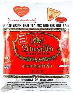 Original Cha Tra Mue, Thaise Zwarte Thee (400 Gram) Thaise Thee
