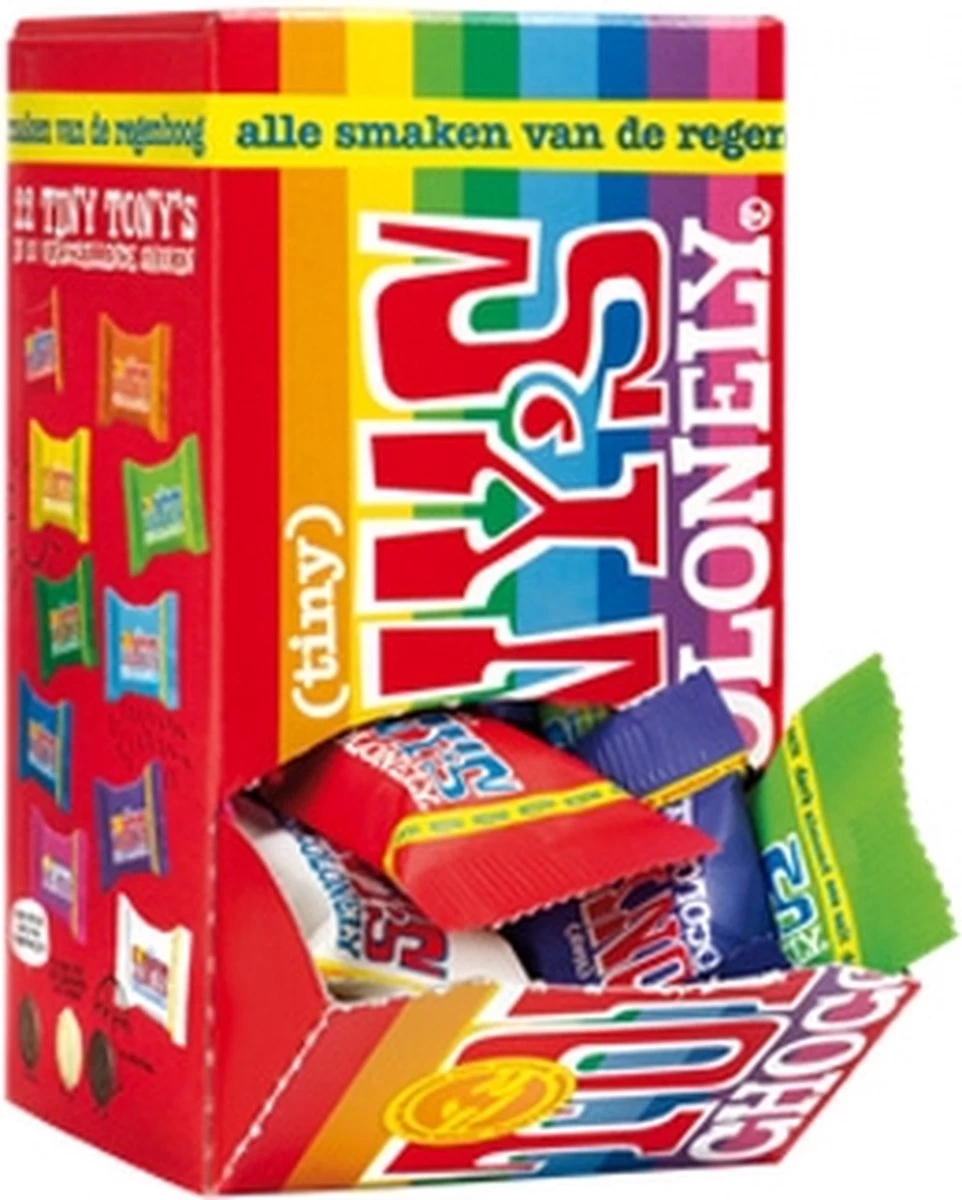 Tony's Chocolonely Tiny's Mix Chocolade Cadeau - Mini Chocolaatjes - 200 Gram - Belgische Fairtrade Chocolade - Afbeelding 7