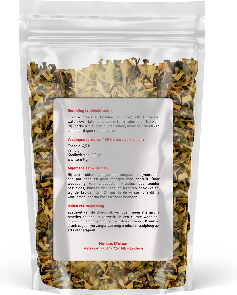 Luchtwegen Kruiden - Kruidenthee - Losse Thee - 100 Gram - Afbeelding 2
