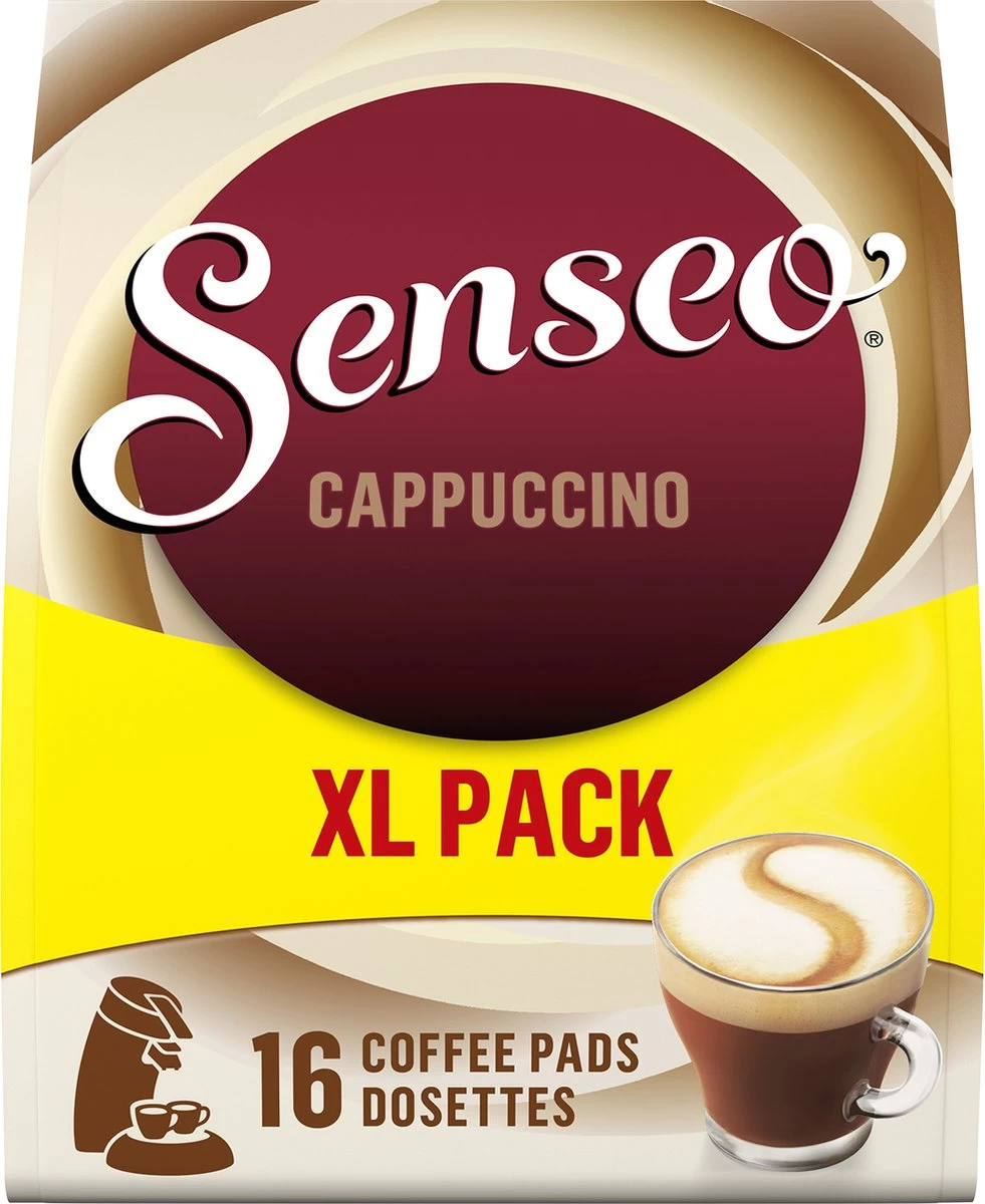 Senseo Cappuccino Koffiepads - 2/9 Intensiteit - 4 X 16 Pads - Voordeelverpakking - Afbeelding 8